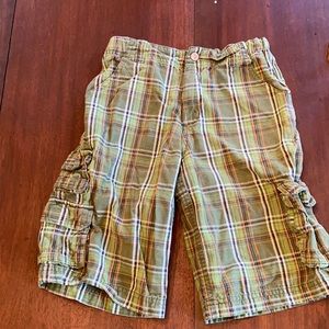 Gymboree boys plaid shorts 8